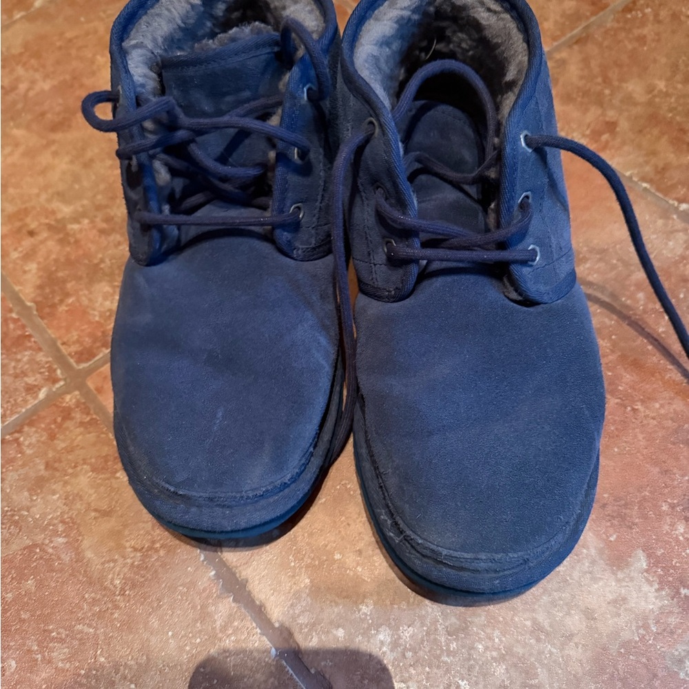 Men's Blue Suede Shoes